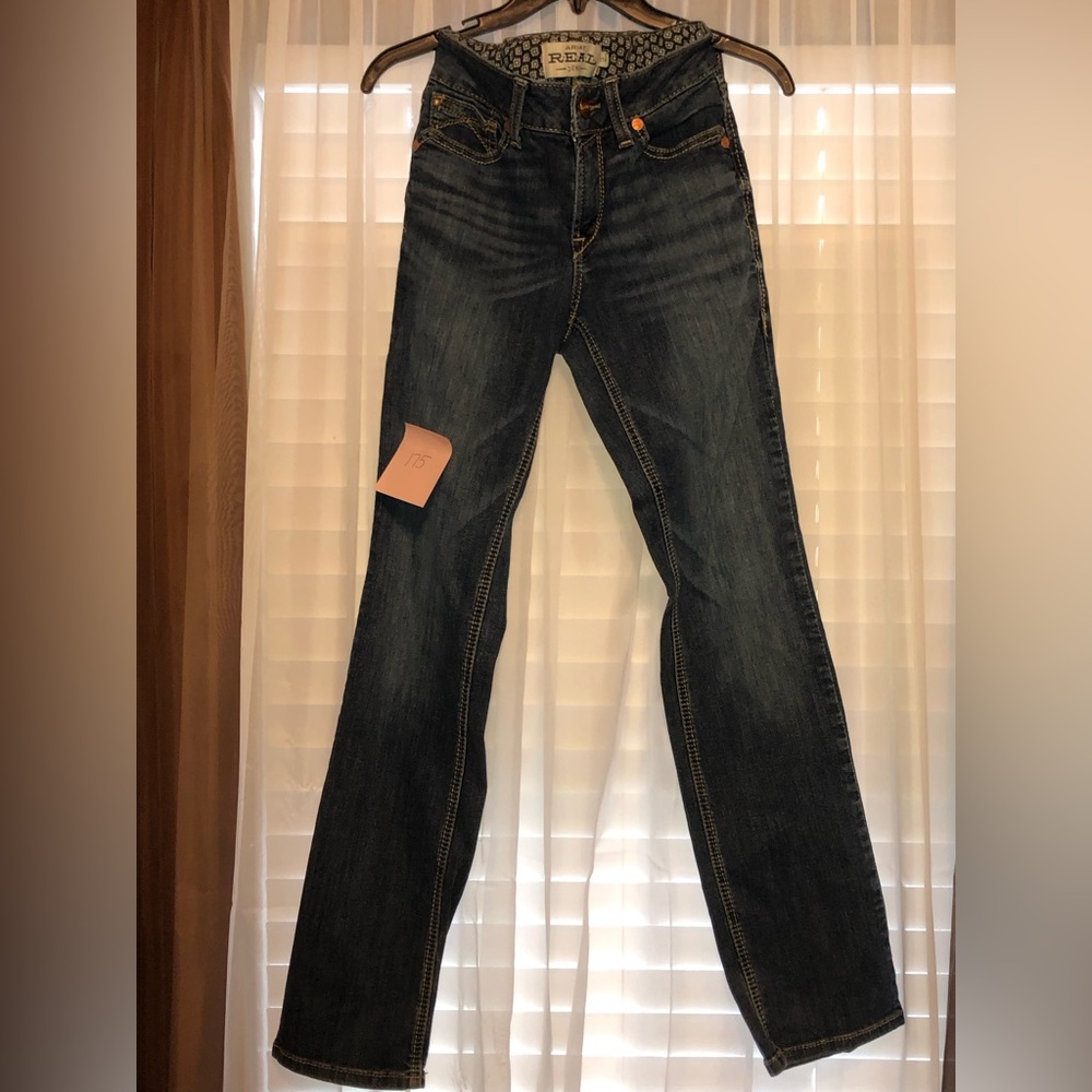 Ariat REAL Straight Leg Jeans Size 27R
